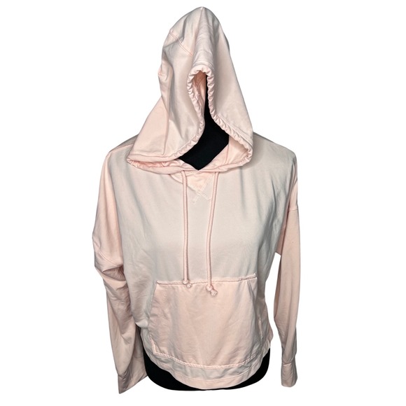 Nike Tops - Nike Dri-FIT Womens‎ Hoodie Pink Lightweight Sweatshirt Large Pullover Training